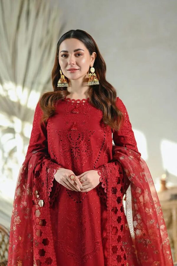 Lawn chikankari embroidered dawat jora - Image 4