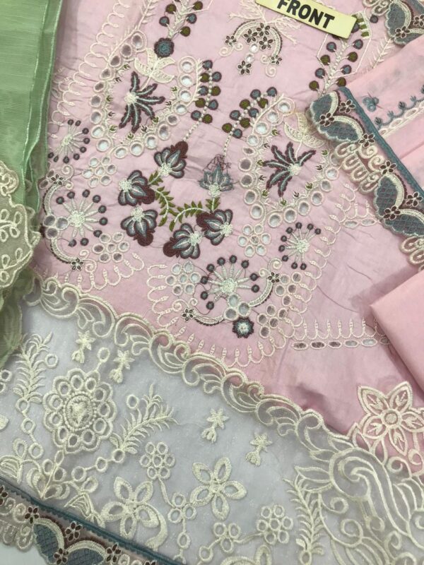 Lawn cotton Chikankari embroidered summer - Image 3