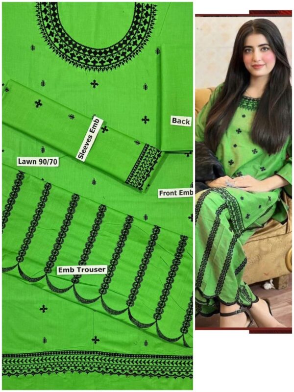 Embroidered lawn summer collection - Image 2