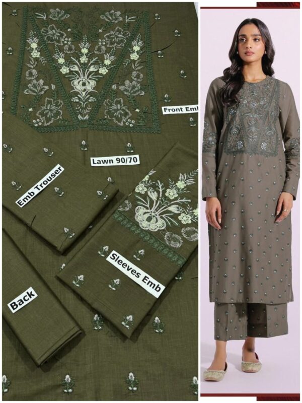 Embroidered lawn summer collection - Image 4