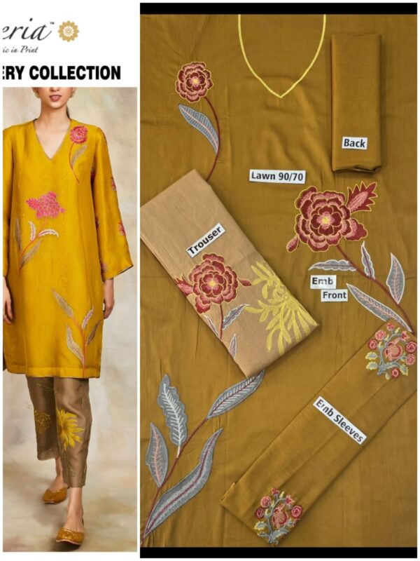 Embroidered lawn summer collection - Image 6