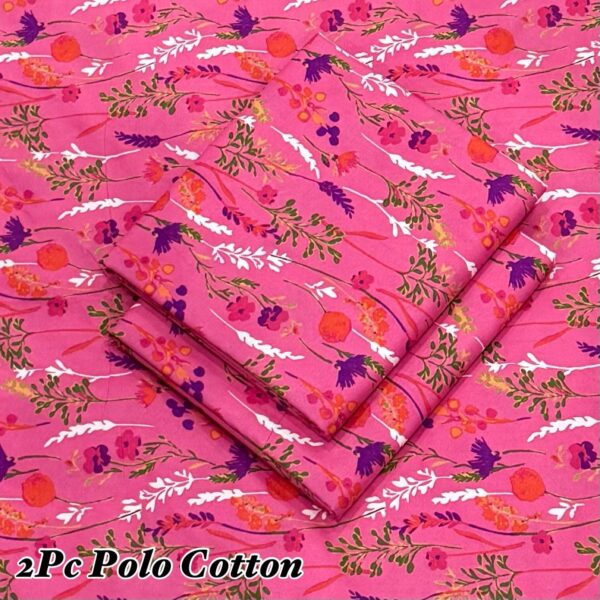 FLORAL PRINT POLO COTTON LAWN