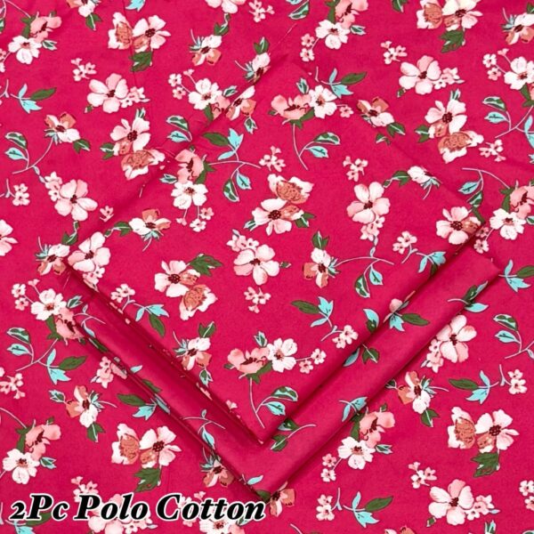 FLORAL PRINT POLO COTTON LAWN - Image 7