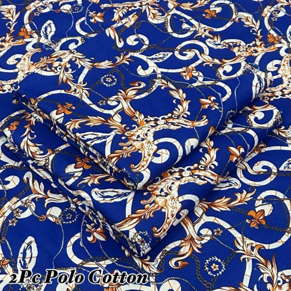 FLORAL PRINT POLO COTTON LAWN - Image 8