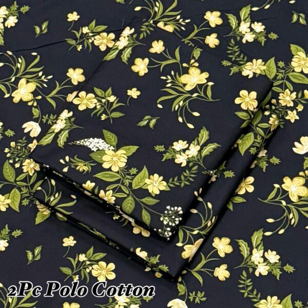 FLORAL PRINT POLO COTTON LAWN - Image 10