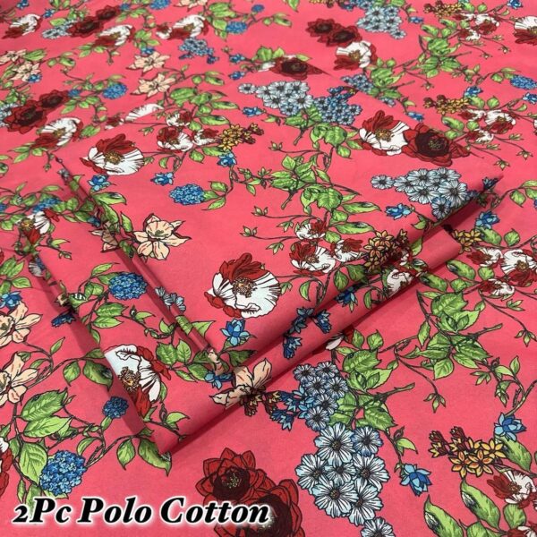 FLORAL PRINTS POLO COTTON LAWN - Image 4