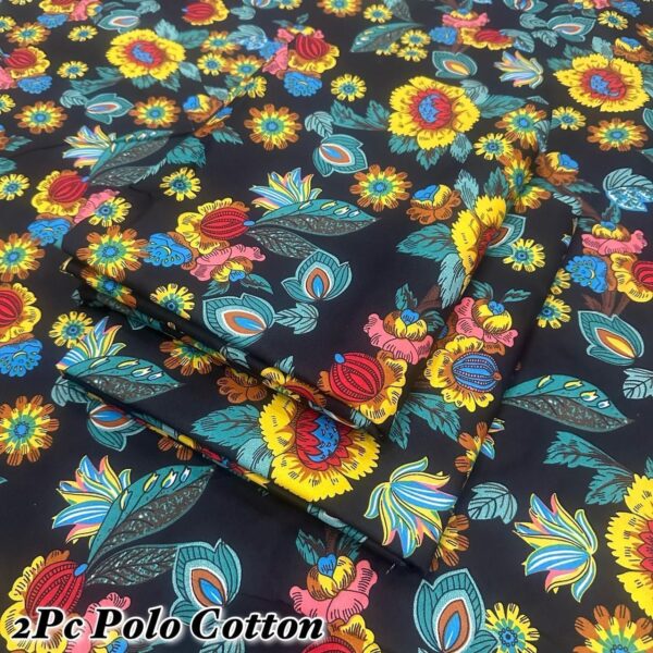 FLORAL PRINTS POLO COTTON LAWN - Image 5