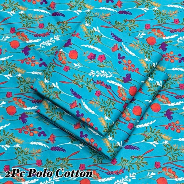 FLORAL PRINTS POLO COTTON LAWN - Image 3