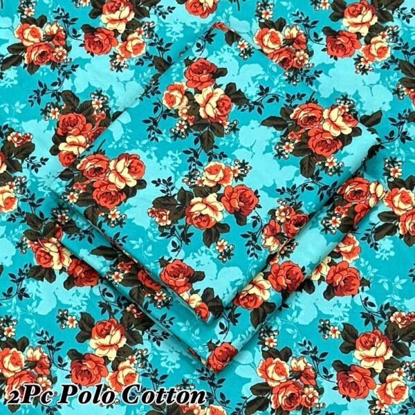 FLORAL PRINTS POLO COTTON LAWN - Image 8