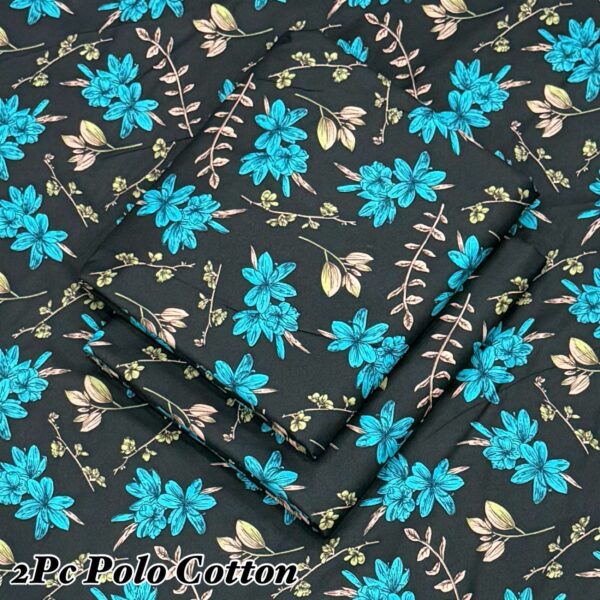 FLORAL PRINTS POLO COTTON LAWN - Image 9