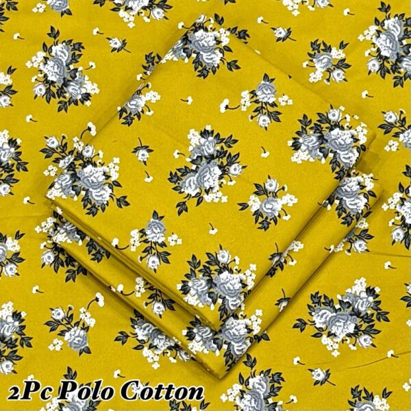 FLORAL PRINT POLO COTTON LAWN - Image 4