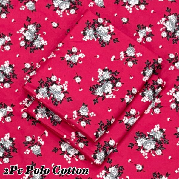 FLORAL PRINT POLO COTTON LAWN - Image 5