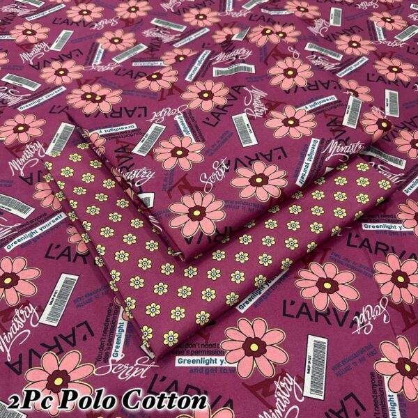 FLORAL PRINT POLO COTTON LAWN - Image 7