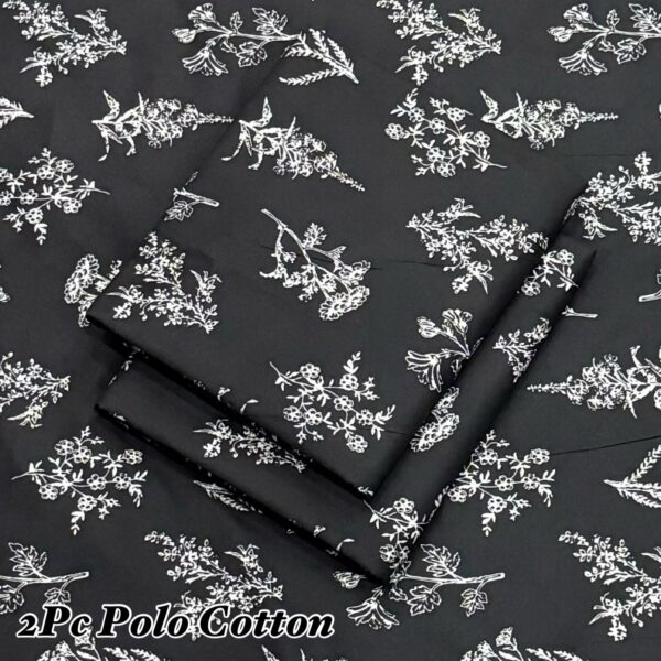 FLORAL PRINT POLO COTTON LAWN - Image 8